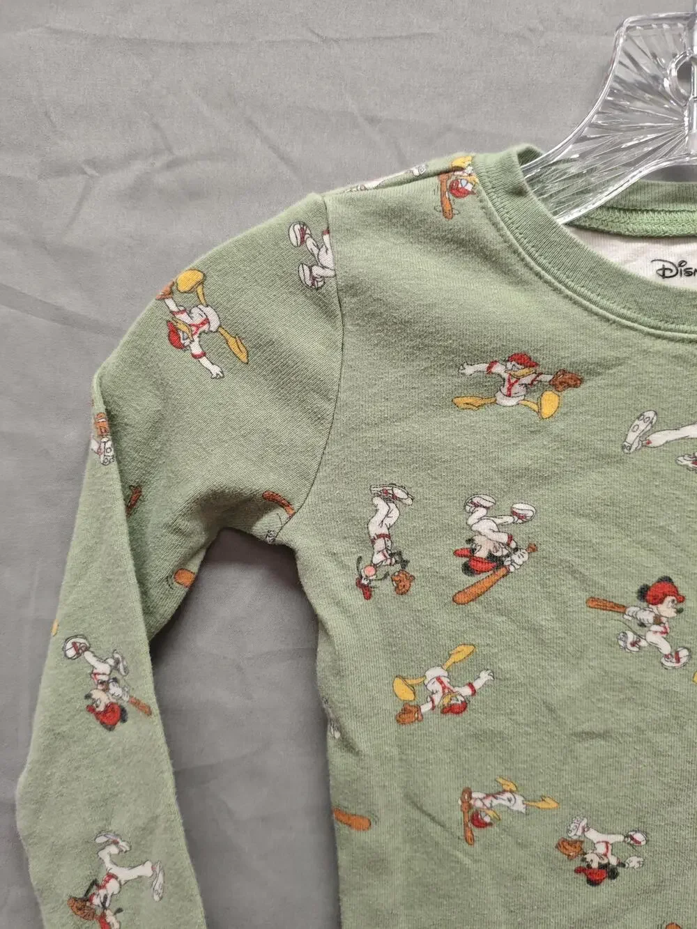 Disney x Janie and Jack Shirt Youth 6 Goofy Baseball Pajama Top Long Sleeve
